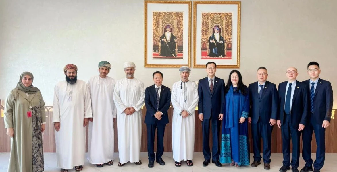 Lyu Zexiang Meets with Salim Al Aufi, Minister of Oman’s Ministry of Energy and Minerals